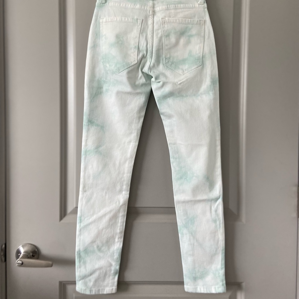 NEW!! BANANA REPUBLIC MID-RISE SKINNY DYED JEANS SIZE 24P - Picture 6 of 6